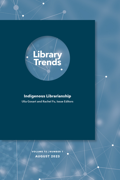 Library Trends examines “Indigenous librarianship” in issue and webinar