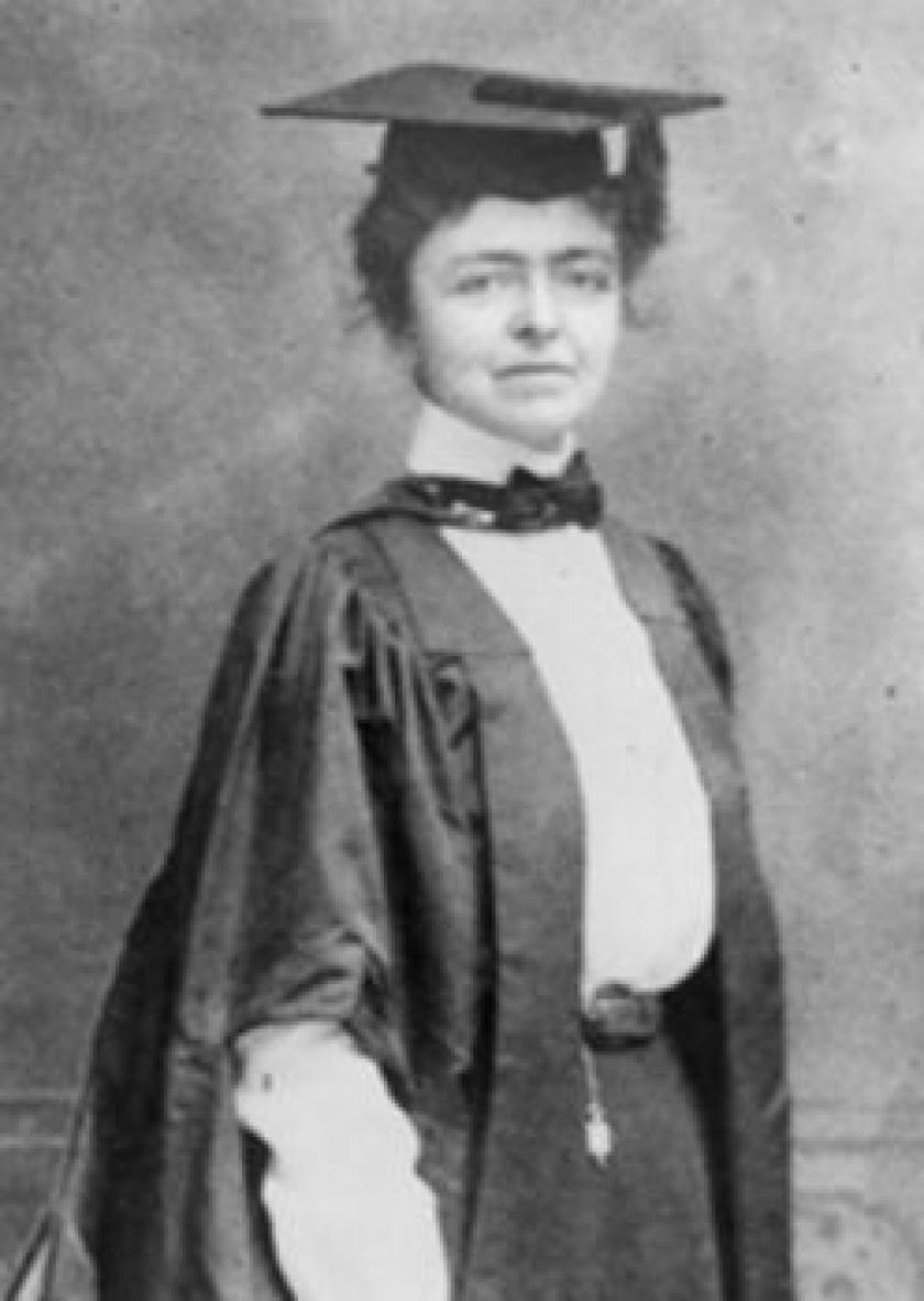 Katharine Sharp, director of the first library science program