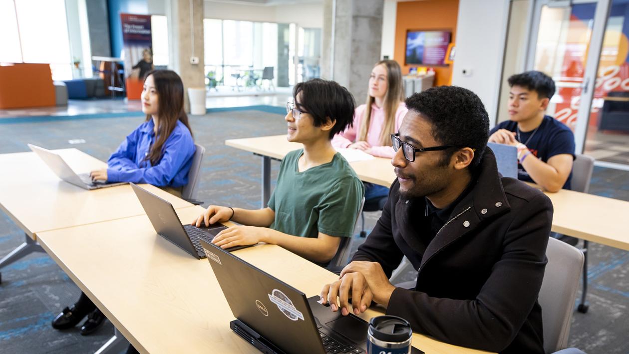 students in a classroom