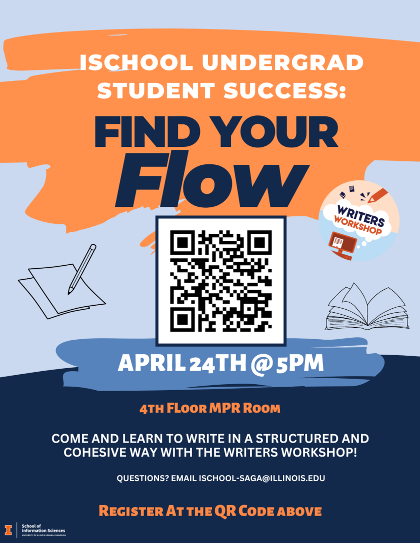 iSchool Student Success Workshop: Find Your Flow feat. the Writers Workshop