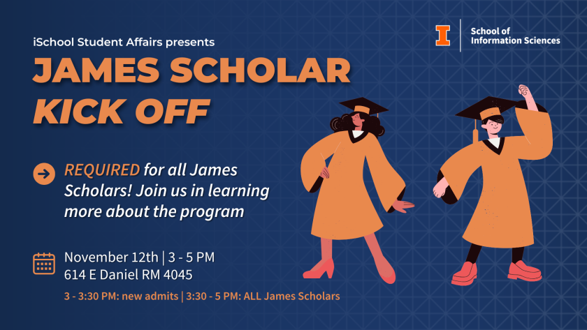iSchool James Scholar Kickoff Meeting