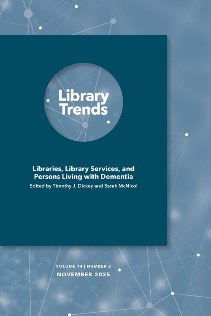 Cover of 74 (2) Libraries, Library Services, and Persons Living with Dementia