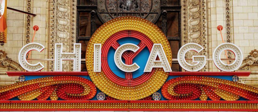 Chicago theater sign
