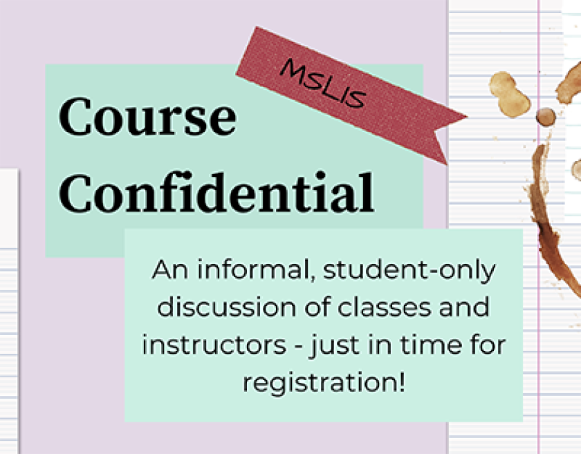 MSLIS Course Confidential graphic