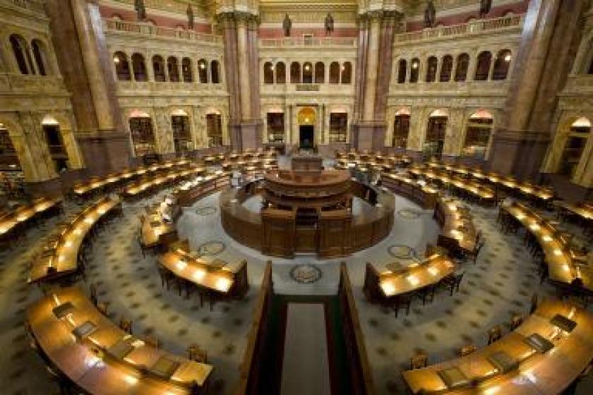 Library of Congress reading room