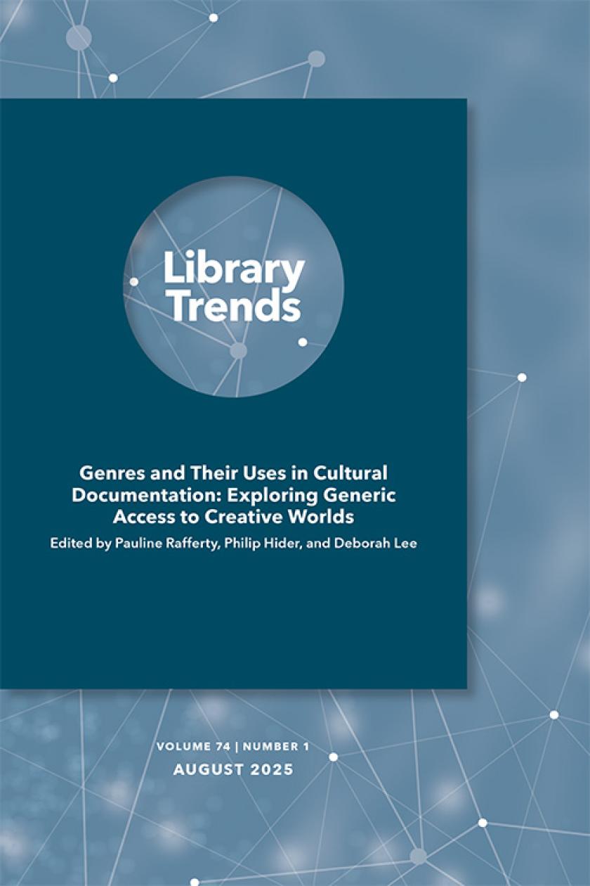 Cover of Library Trends 74 (1)