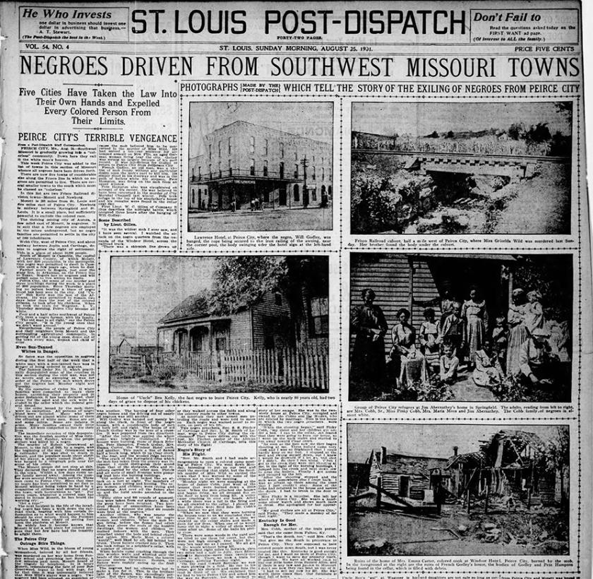 St. Louis newspaper from early 1900s