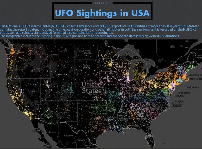 Visualizing UFO data leads to recognition for iSchool student