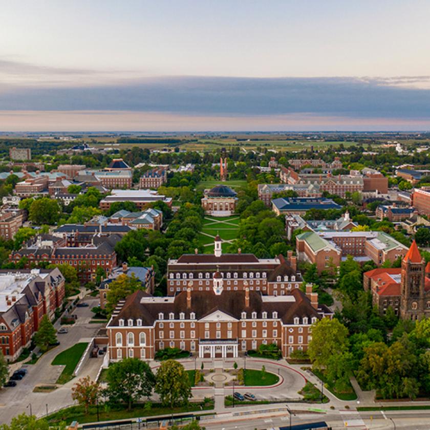 Campus aerial view