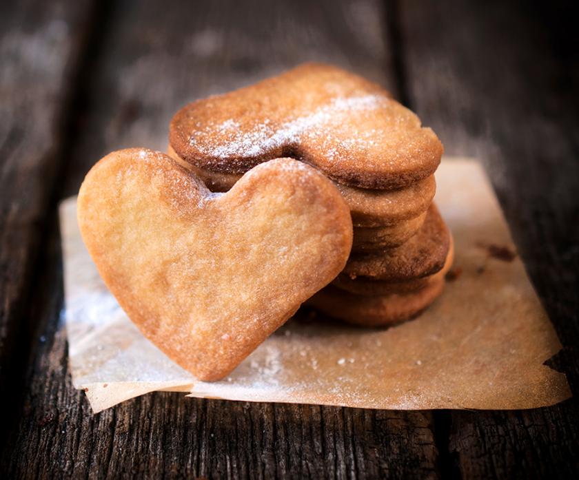 heart shaped cookies