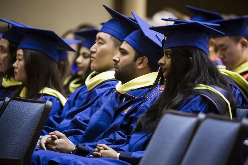 iSchool graduates seated