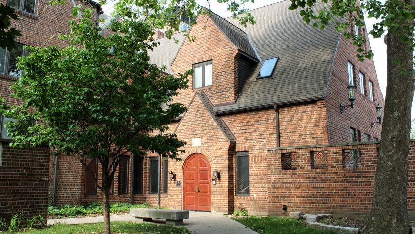 Photo of the exterior of the School of Information Sciences building