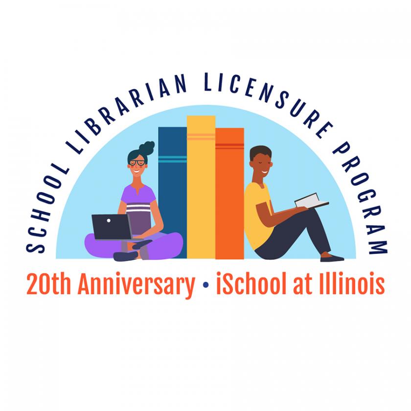 school librarian licensure 20th anniversary logo