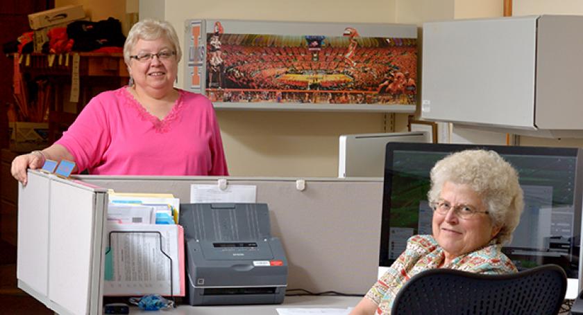 Kathy Painter (left) and Sally Eakin