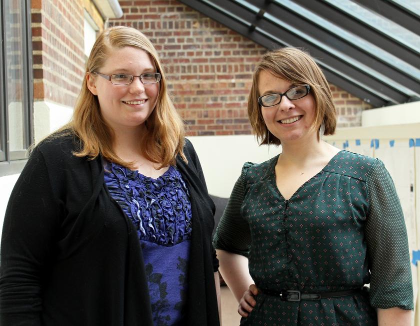 Elizabeth Wickes (left) and Elizabeth Surbeck