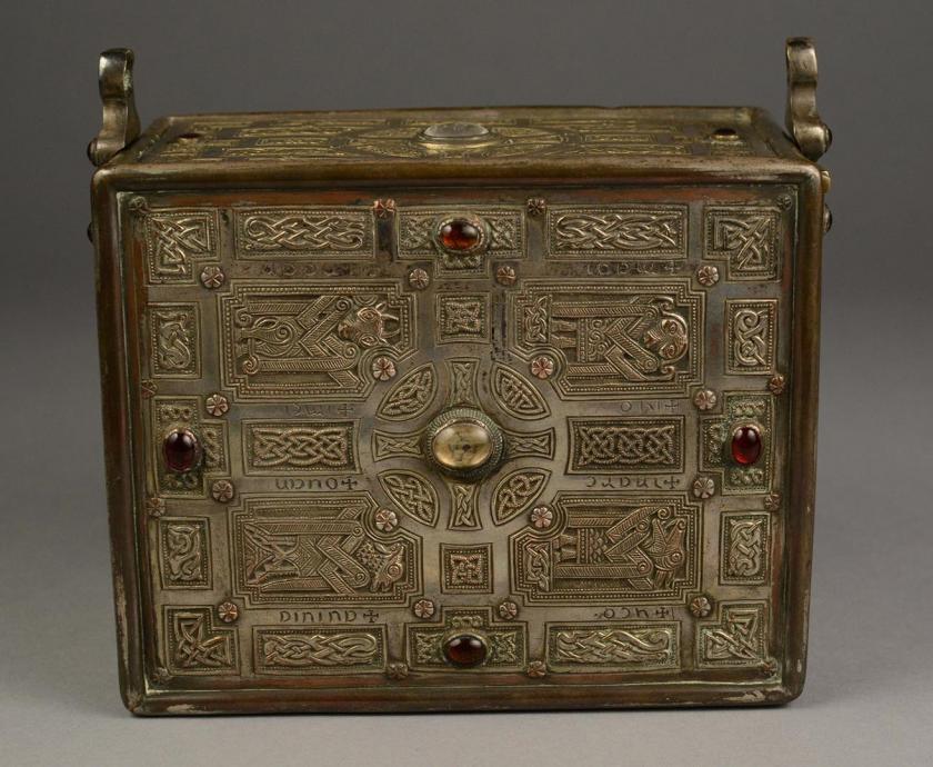 Reproduction of an Irish St. Molaise reliquary
