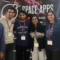 Members of Team Cuberts:  Jugal Bipinkumar Upadhyay, Jainam Rajput, Sai Krishna Rohith Kattamuri, Shraddhaa Mohan, Kritika Singh, and Jinang Gandhi.