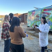 Students outside the IGB Mobile Learning Lab