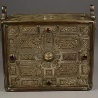 Reproduction of an Irish St. Molaise reliquary