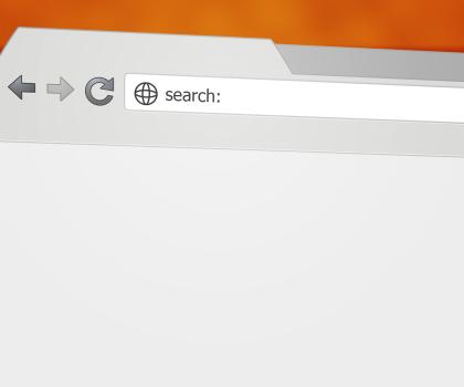 search bar on a web browser